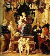 Raphael far right madonna del baldacchino Germany oil painting artist