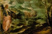 Tintoretto Christ at the Sea of Galilee Germany oil painting artist