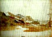 J.M.W.Turner valley of the glaslyn painting