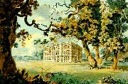 J.M.W.Turner radley hall from the south east oil painting artist