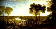 J.M.W.Turner england:richmond hill, on the prince regent's birthday Germany oil painting artist