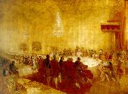 J.M.W.Turner george iv at the provost's banquet, edinburgh Germany oil painting artist