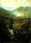 J.M.W.Turner morning amongst the coniston oil painting artist