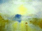 J.M.W.Turner norham castle, sunrise oil painting