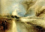 J.M.W.Turner lights to warn steam-boats of shoalwater Germany oil painting artist