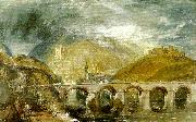 J.M.W.Turner bingen from the nahe Germany oil painting artist