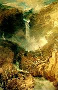 J.M.W.Turner fall of the reichenbach in the valley of oberhasli switzertand Germany oil painting artist