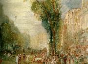 J.M.W.Turner boulevard des italiens Germany oil painting artist