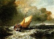 J.M.W.Turner dutch boats in a gale Germany oil painting artist
