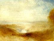 J.M.W.Turner landscape with a river and a bay in the distance Germany oil painting artist