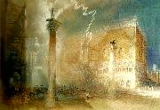 J.M.W.Turner venice storm in the piazzetta Germany oil painting artist