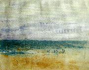 J.M.W.Turner figures on the shore 1835-40 Germany oil painting artist