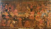 Anonymous Shah Tahmasp Entertains Abdul Muhammed Khan of the Uzbeks Germany oil painting artist
