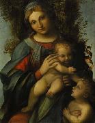 Correggio Madonna and Child with infant St John the Baptist Germany oil painting artist