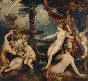 Titian Diana and Callisto by Titian Germany oil painting artist