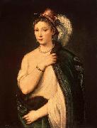 Titian Female Portrait. Germany oil painting artist