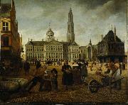 Anonymous Dam Square. Germany oil painting artist