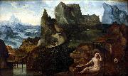 Anonymous Landscape with the Repentant Mary Magdelene oil painting on canvas