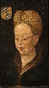Anonymous Portrait of Margaret of Bavaria painting
