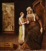 Anonymous Allegory of Teaching, German Germany oil painting artist