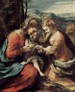 Correggio Die Mystische Hochzeit der Hl. Katharina von Alexandrien Germany oil painting artist