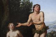 Domenichino Dieu reprimandant Adam et Eve Germany oil painting artist