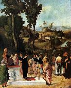 Giorgione Moses Undergoing Trial by Fire Germany oil painting artist