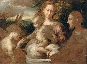 PARMIGIANINO The Mystic Marriage of St Catherine Germany oil painting artist