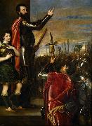 Titian Alfonso di'Avalos Addressing his Troops Germany oil painting artist