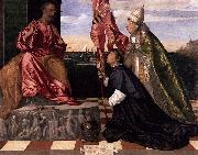 Titian Votivbild des Jacopo Pesaro Germany oil painting artist