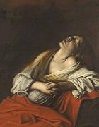 Caravaggio Mary Magdalen in Ecstasy painting
