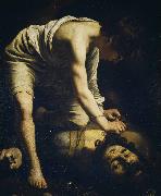 Caravaggio David and Goliath Germany oil painting artist
