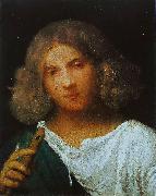 Giorgione Shepherd with a Flute Germany oil painting artist