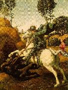 Raphael Saint George and the Dragon Germany oil painting artist