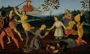 Raphael Jerome Punishing the Heretic Sabinian Germany oil painting artist