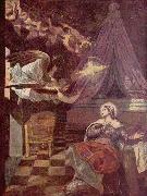 Tintoretto Verkundigung oil