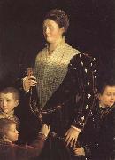 PARMIGIANINO Portrait of the Countess of Sansecodo and Three Children Germany oil painting artist
