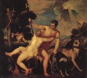 Titian Venus and Adonis oil painting picture wholesale