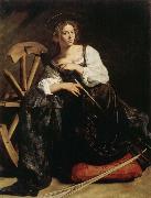 Caravaggio Saint Catherine Germany oil painting artist