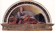 Correggio Lunette with Saint John the Evangelist oil painting