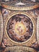 Correggio Vision of Saint john on the Island of Patmos,cupola oil painting
