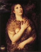 Titian The PenitentMagdalen painting