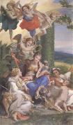 Correggio Allegory of the Virtues (mk05) oil