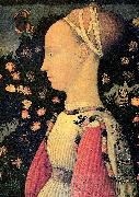 PISANELLO Portrait of Ginerva d'Este oil painting artist