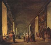 louvre The Grande Galerie at the Louvre between (mk05) Germany oil painting artist