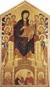 Cimabue Madonna and Child Enthroned with Angels and Prophets (mk08) oil painting picture wholesale