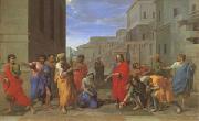 Poussin Christ and the Woman Taken in Adultery (mk05) Germany oil painting artist
