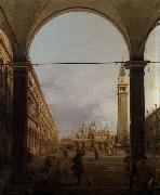 Canaletto Piazza S.Marco verso la basilica,dall'angolo nord-oves (mk21) Germany oil painting artist