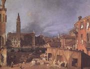 Canaletto Campo San Vitale and Santa Maria (mk08) painting