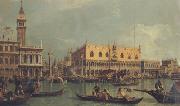 Canaletto La Piazzetta e il Palazzo Kucale dal bacino di S.Marco (mk21) oil painting picture wholesale
